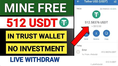 Free Usdt Airdrop Claim Free Usdt In Trust Wallet Free Airdrop