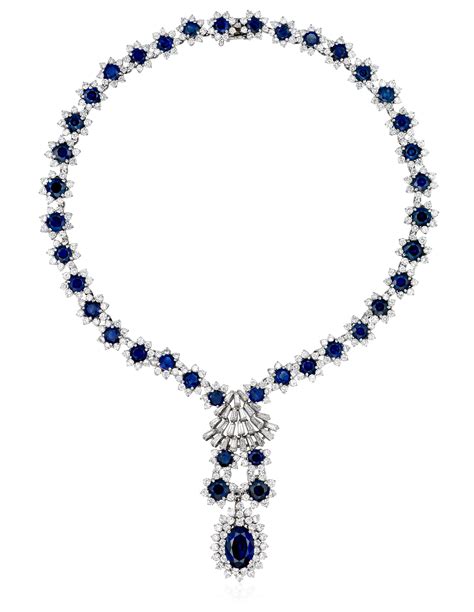 SAPPHIRE AND DIAMOND NECKLACE, | Christie’s