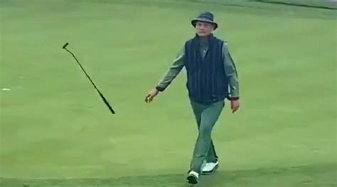 Watch Bill Murray's hilarious (and impressive) rules violation at Pebble