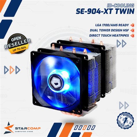 Jual Id Cooling Se Xt Twin Dual Tower Cpu Cooler Se Xt Kab