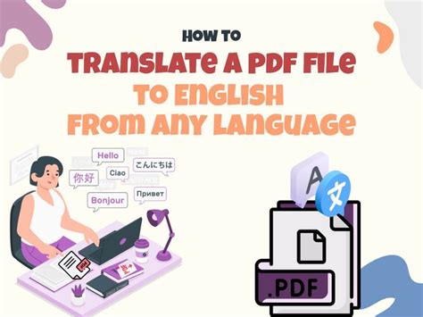 How To Translate A Pdf File To English From Any Language