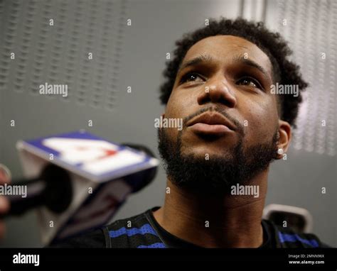 Seton Halls Myles Powell Talks To The Media In The Locker Room Before