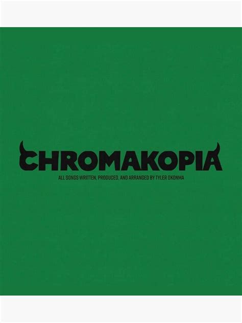 chromakopia album cover sticker  sale  sstickersbyari redbubble