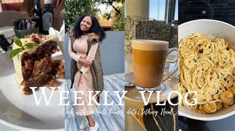 Weekly Vlog Cook With Me Girls Brunch Date Clothing Haul Homemaking