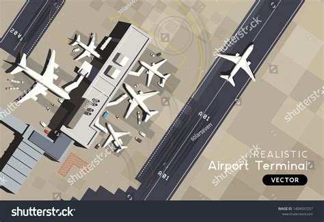 Airport Aerial View: Over 1,982 Royalty-Free Licensable Stock Vectors ...