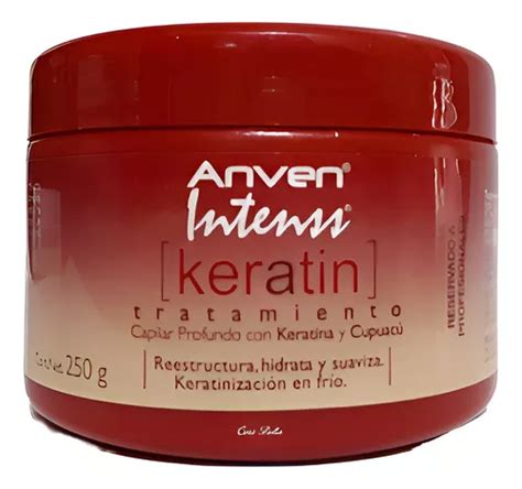 Tratamiento De Keratina Cabello Procesado Anven Intenss