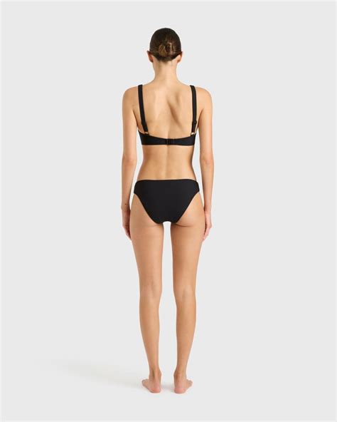 Women Bondi Born Bikini Bottoms Nadia Bikini Bottom Black Fredrick