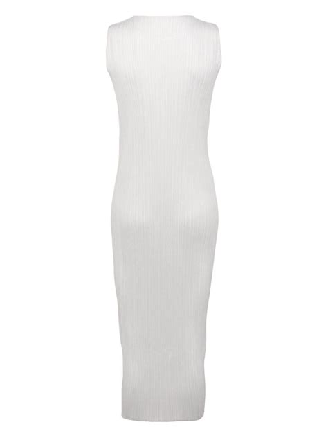 Pleats Please Issey Miyake Vestido Midi Peanuts Plisado Farfetch