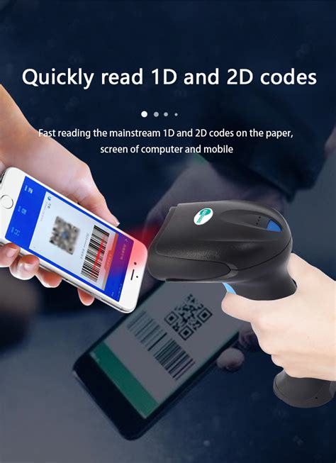 Ep Supermarket Qr Code Reader Scanner Handheld Wired Usb D Cmos