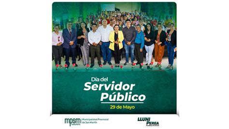 D A Del Servidor P Blico Noticias Municipalidad Provincial De San