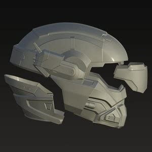 Halo Reach Commando Carter Helmet D File Kit Etsy