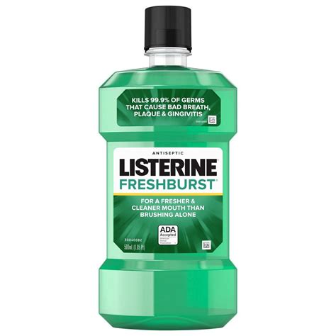 Listerine Freshburst Antiseptic Mouthwash 169 Oz Package May Vary