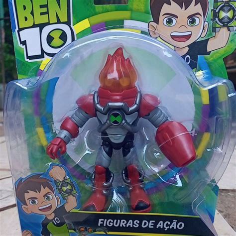 Boneco Do Chama Armadura Omni Kix Original Ben Reboot Lacrado