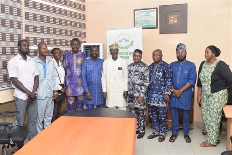 Alumni Executives Pay Courtesy Visit to FUNAAB - FUNAAB