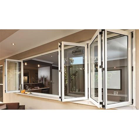 Eswda Prefabricated Bifold Window Aluminum Profile Windows And Doors