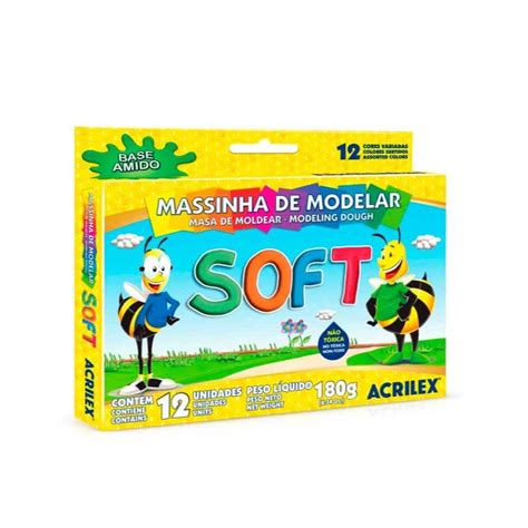 Massa De Modelar Plastilina Cinza Soft 0 500 Kg Escorrega o Preço