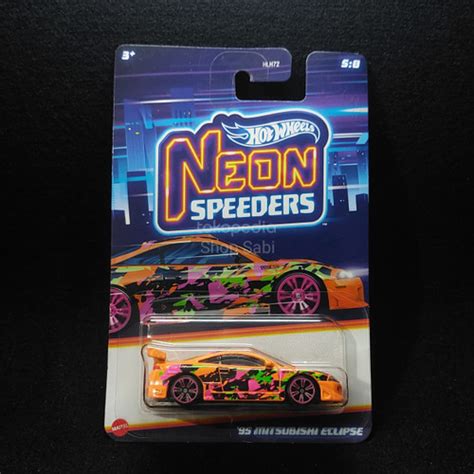 Jual Hot Wheels Neon Speeders Mitsubishi Eclipse Jakarta Timur Shop Sabi Tokopedia