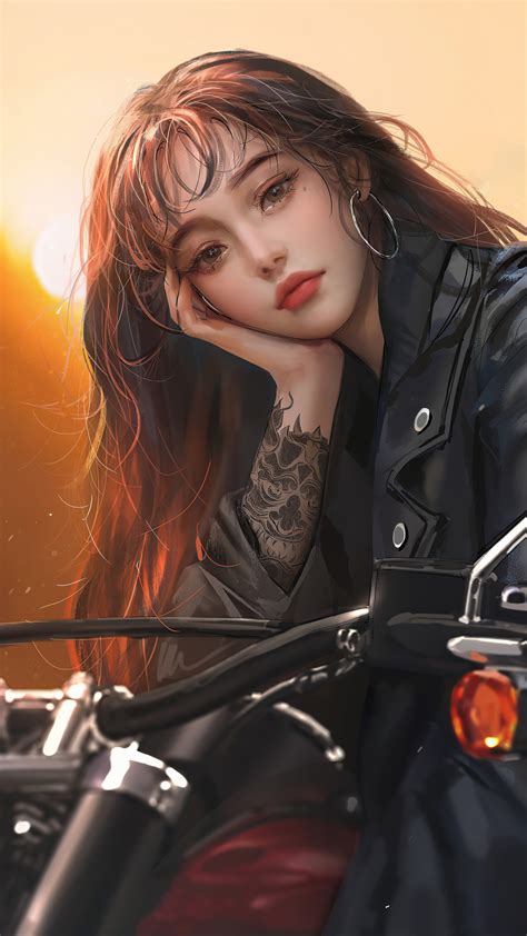 1422101 Biker Artist Artwork Digital Art Hd 4k 5k Artstation