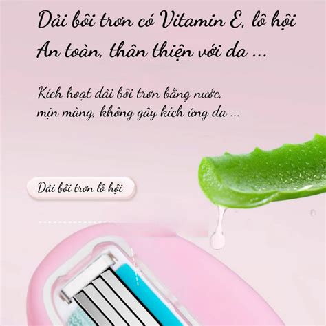 Dao Cạo Lông Vùng Kín Bikini Mặt Nách Cho Nữ Đầu Bơ Chuyên Dụng Siêu