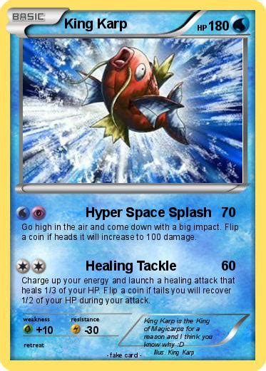 Pokémon King Karp 1 1 Hyper Space Splash My Pokemon Card