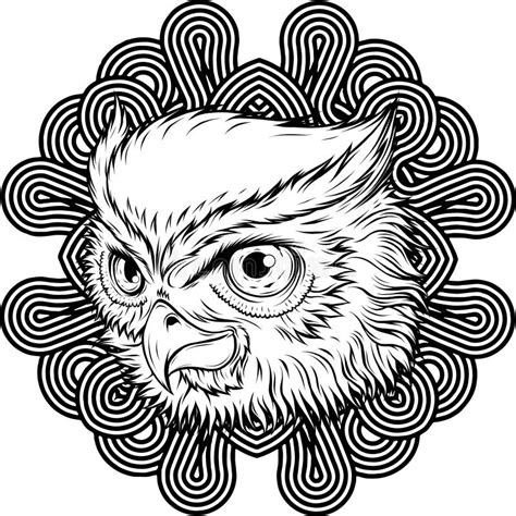 Owl Head Outline