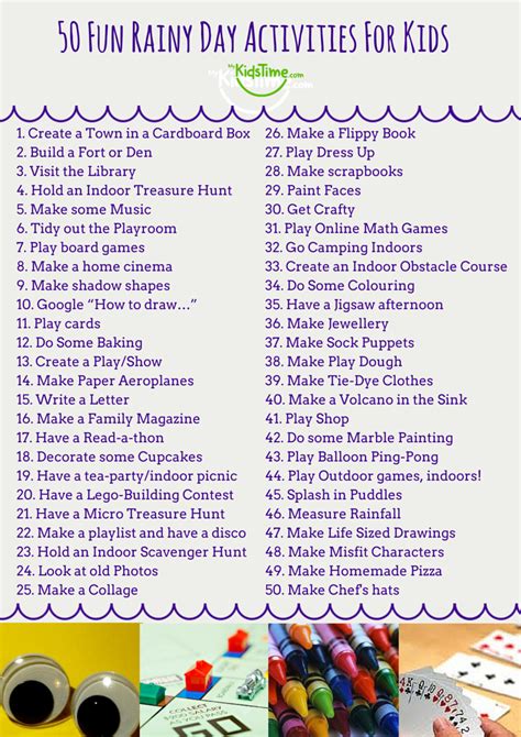 Die besten 25+ Rainy day activities for kids Ideen auf Pinterest ...