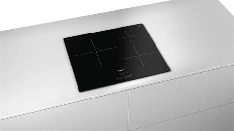 Bosch 600mm 3 Zone Induction Cooktop Series 4 Black Glass