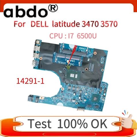 For Dell Latitude Laptop Motherboard Cpu I Gpu