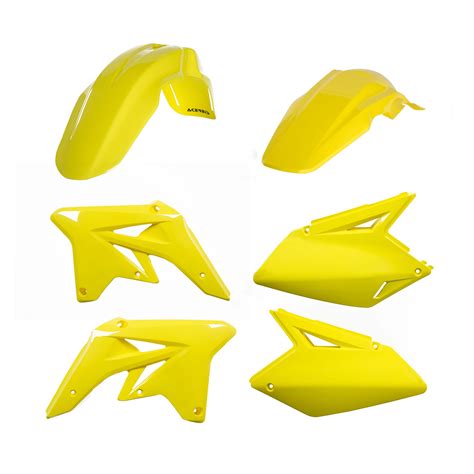 Plastics Kit ACERBIS Dirt Bike SUZUKI RM Z 250 Yellow 2007 Kutvek Kit