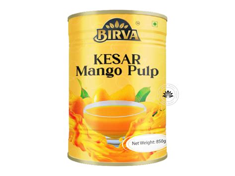 Birva G Kesar Mango Pulp Lotus Markt