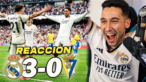 Reacciones De Un Hincha Real Madrid Vs C Diz Campeones Youtube