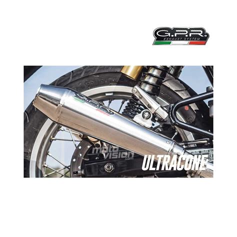 Auspuff Gpr Ultracone Inox Cafe Racer Zugelassen Triumph Bonneville