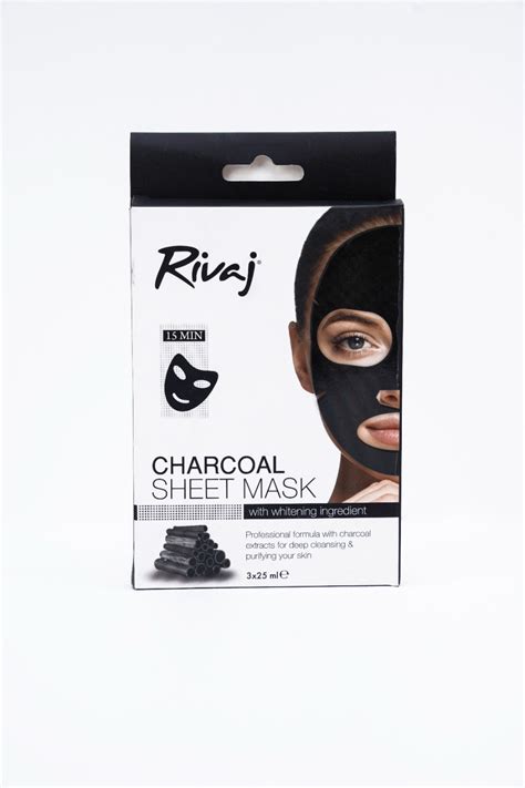 Buy Rivaj Charcoal Sheet Mask Rios