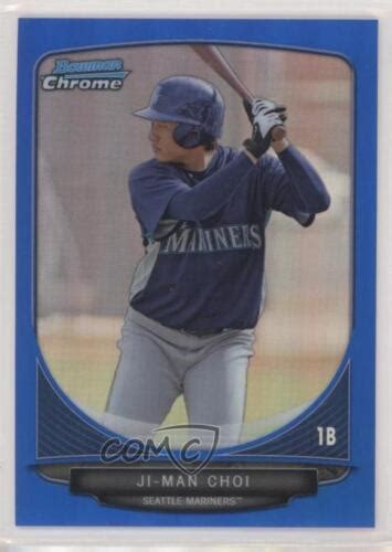 Bowman Prospects Chrome Blue Refractor Ji Man Choi Bcp Ebay