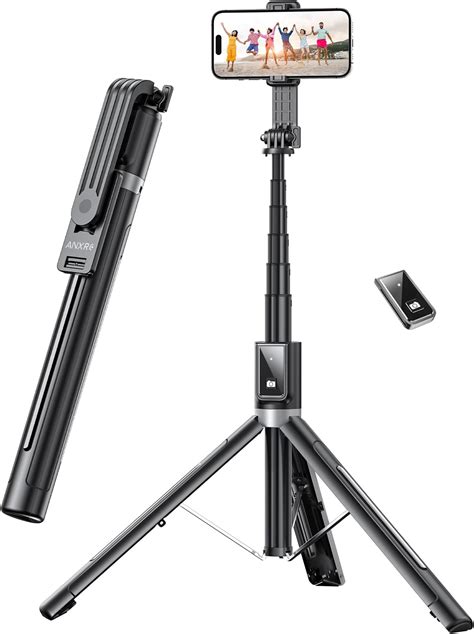 Amazon ANXRE 60 Phone Tripod Selfie Stick Tripod All In 1