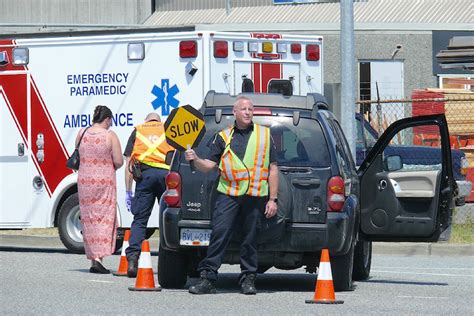 Video Crash Ties Up Langley City Traffic Langley Advance Times