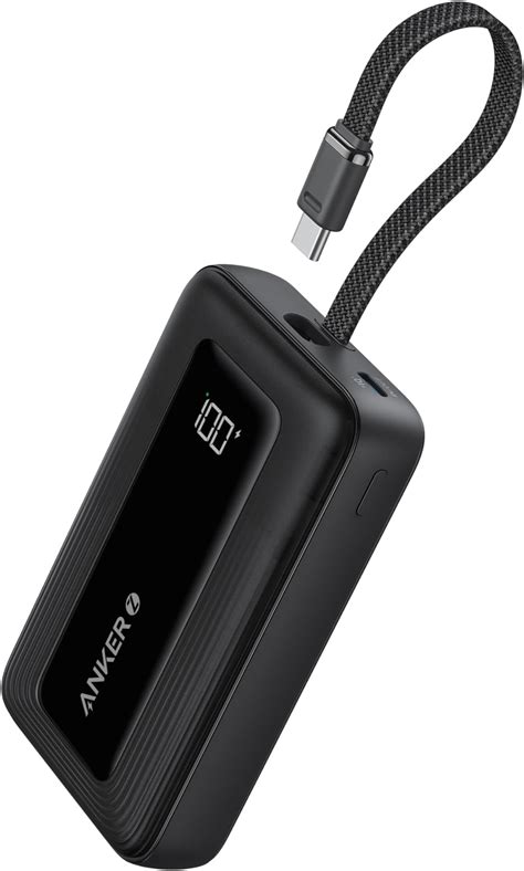 Anker Zolo Power Bank Con Cable Usb C Incorporado Mah W Y