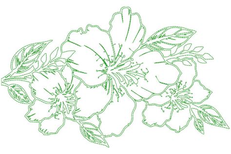 Outline Flowers Embroidery Designs 2022 456 Free And Premium Embroidery Designs · Creative