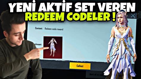 PUBG MOBİLE REDEEM CODE 2023 SET VEREN YENİ REDEEM CODELER KANITLI