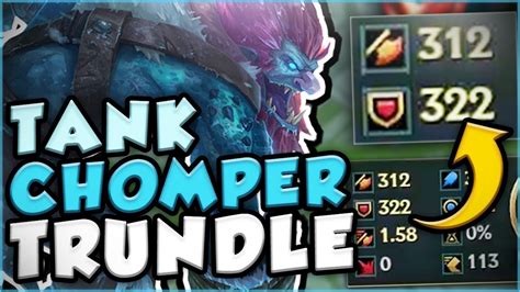 Tank Chomper Trundle Smashing The Tank Meta Trundle Top Gameplay