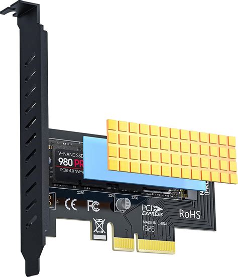 AMPCOM Adaptador M 2 Nvme A Pci M 2 NVME SSD A PCIe 4 0 X4 Tarjeta