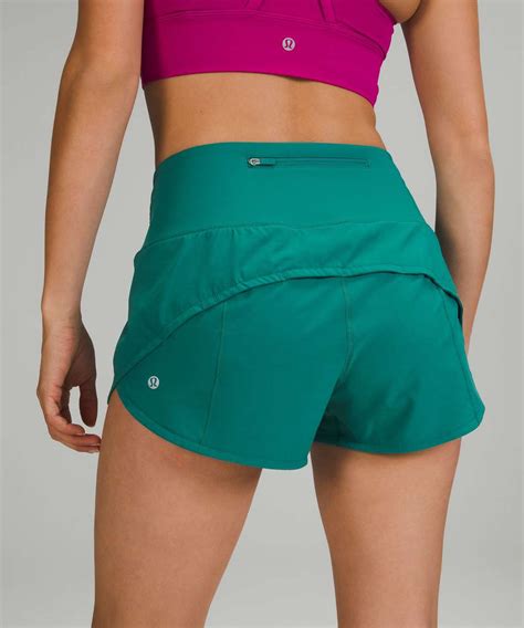 Lululemon Speed Up High Rise Lined Short Teal Lagoon Lulu Fanatics