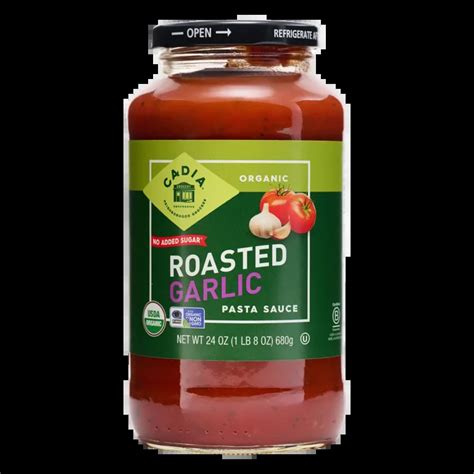 Organic Roasted Garlic Pasta Sauce Cadia®