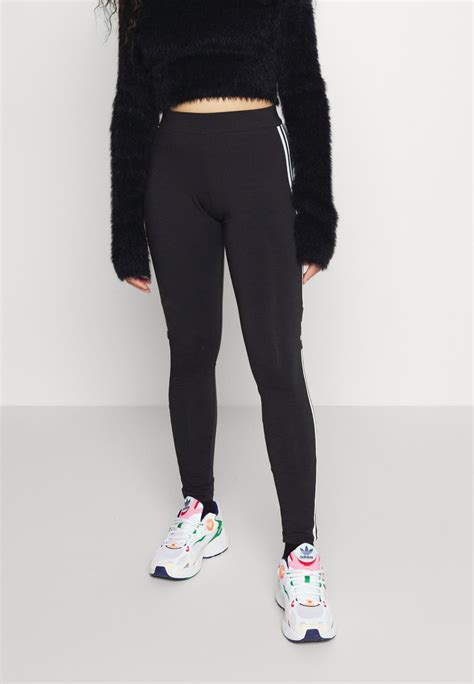 Adidas Originals Trefoil Tight Legging Black Zwart Zalando Be