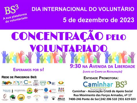 Concentração Pelo Voluntariado Caminhar Associação Cristã De Apoio