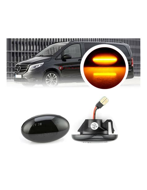 Set Semnalizari Aripa Led Fumurii Pentru Mercedes Vito Citan A