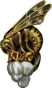 Hornet By Lucian Gautrait Circa 1900 Art Nouveau Jewelry Antique