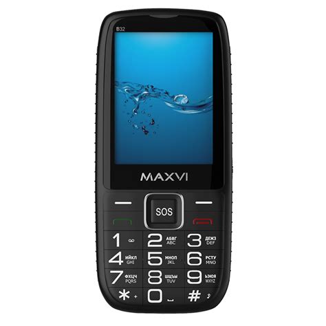 Мобильный телефон Maxvi B32 - «Очень громкий кнопочный телефон с ...