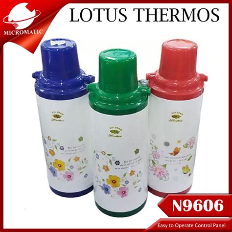 Micromatic N Liters Golden Lotus Thermos Random Color Shopee