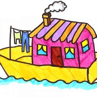 Boat Outline Drawing | Free download on ClipArtMag